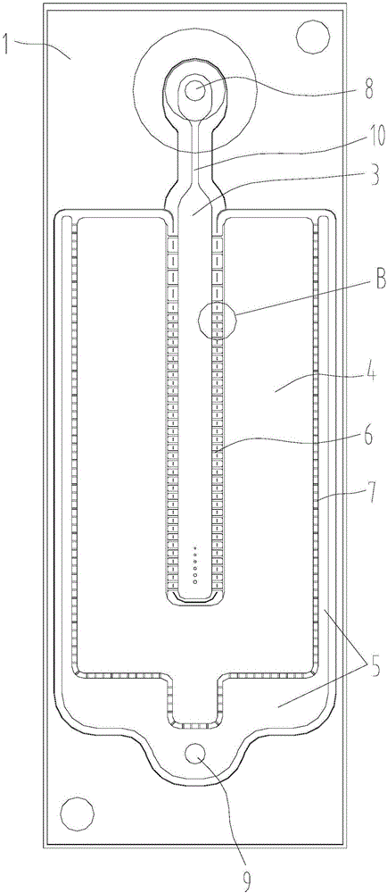 Microdroplet digital PCR biochip