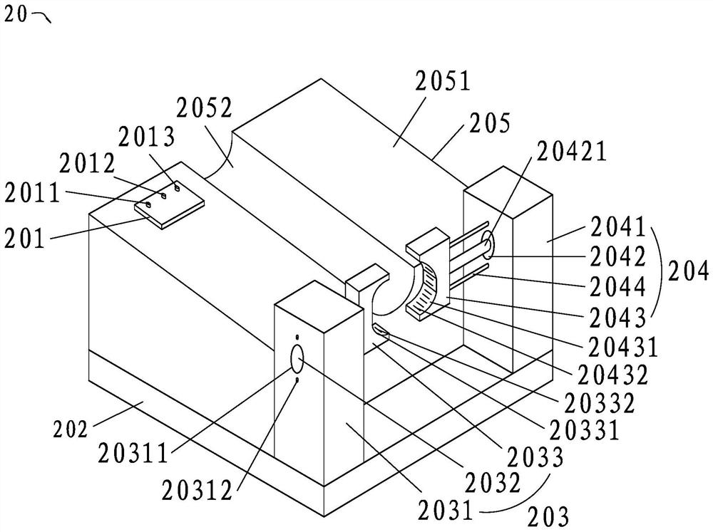 Fixing device for external short tube end of peritoneal dialysis