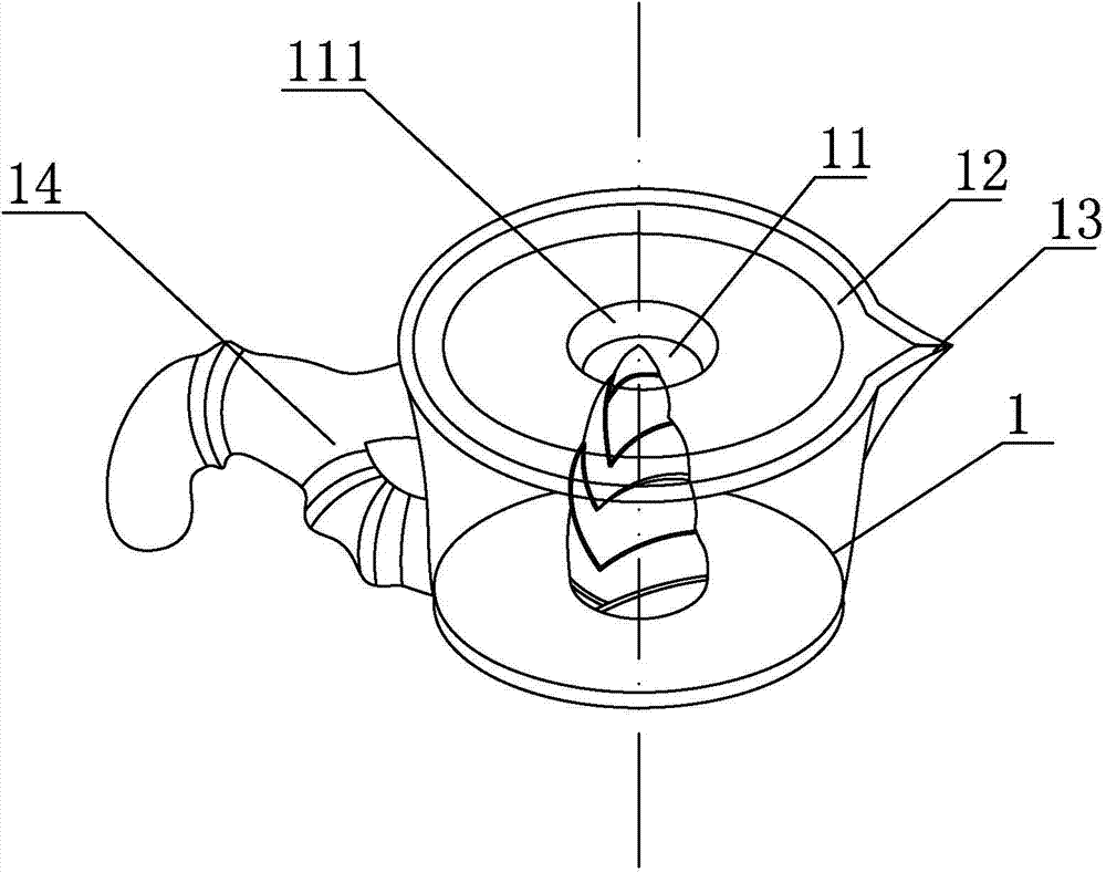 Interesting justice cup and preparation method thereof