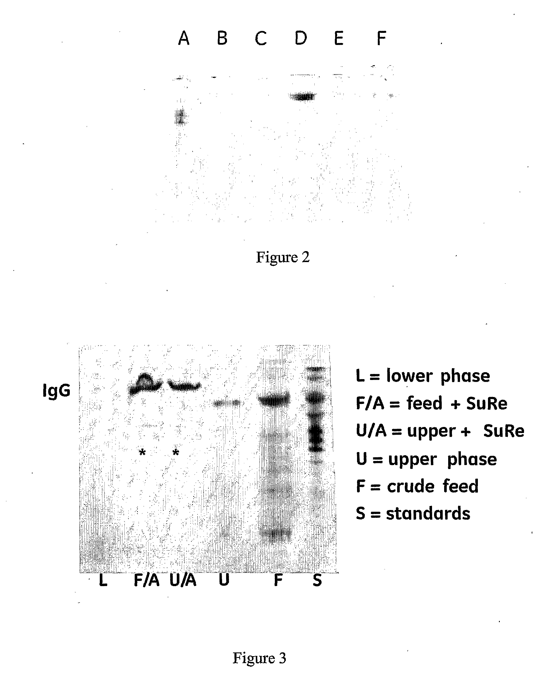 Separation method using single polymer phase systems