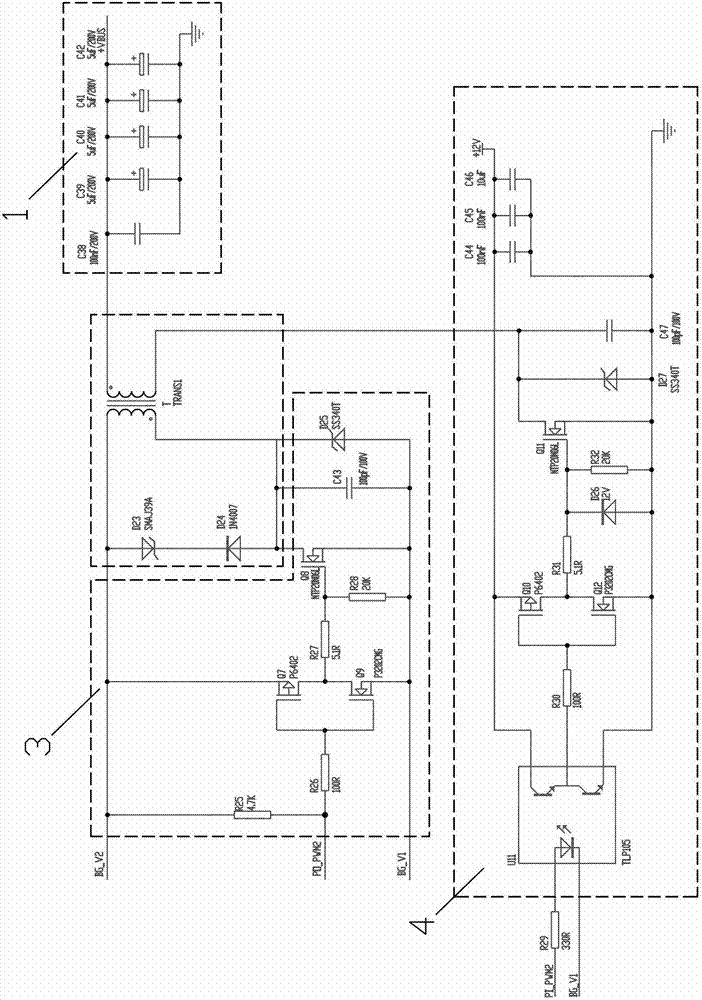 An energy balance control system between single cells in a battery pack