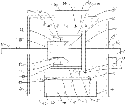 Car rear axle differential device