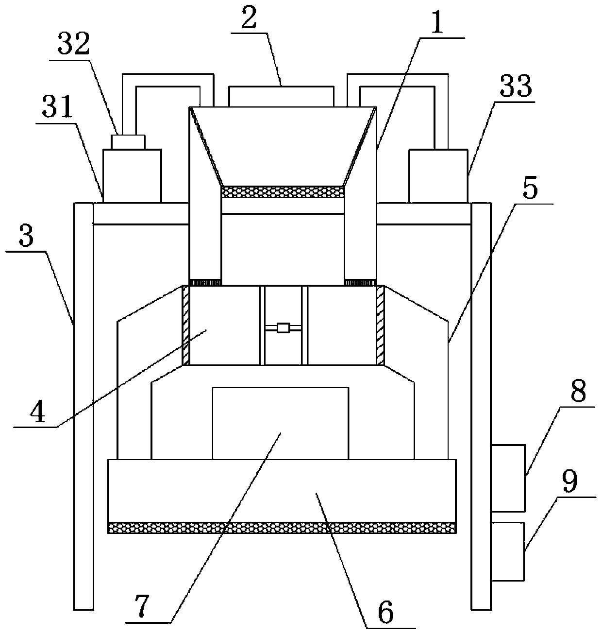 A kind of aluminum powder batching machine