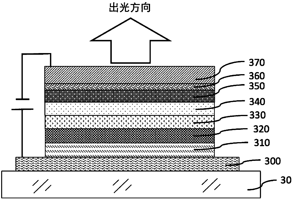 Top-emitting quantum dot electroluminescent diode and preparation method thereof