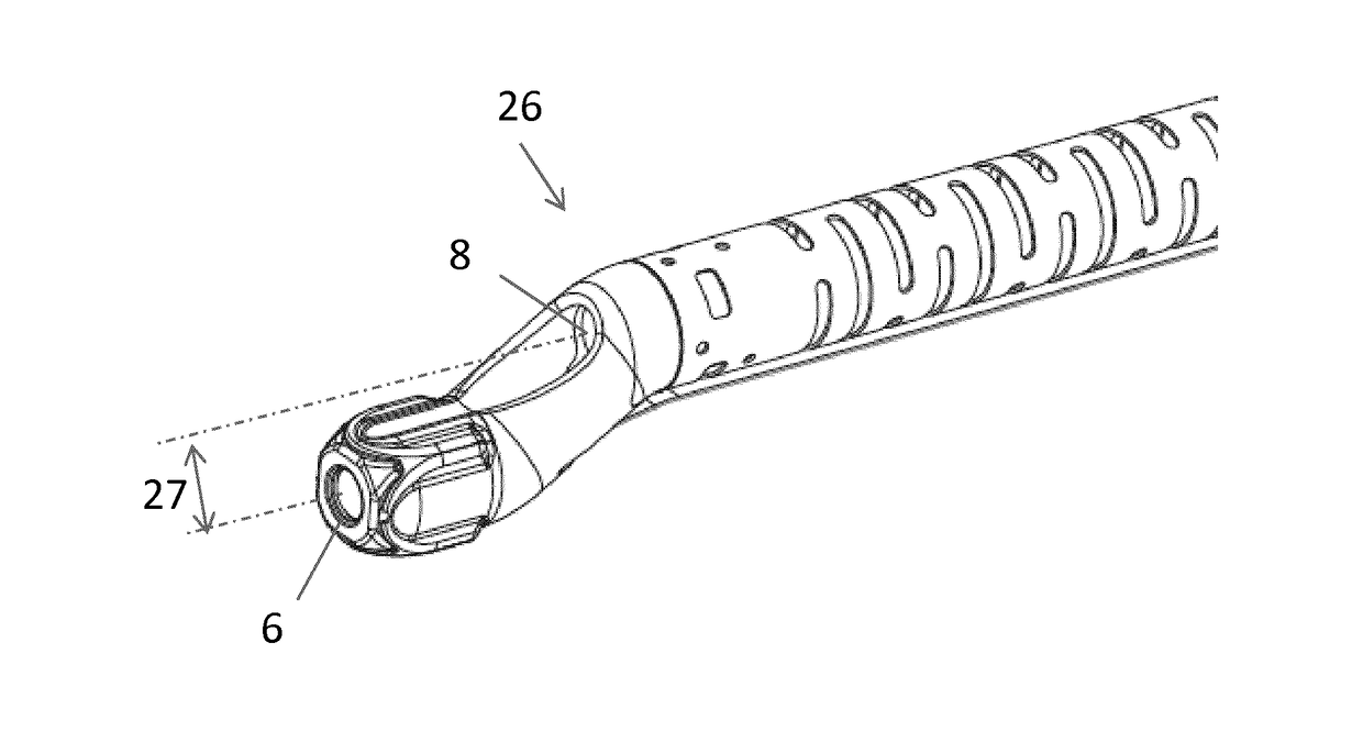 Device for use in hysteroscopy