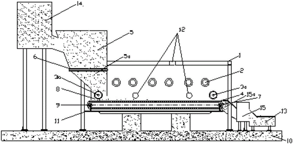 Fixed bed reactor used for low-temperature continuous pyrolysis treatment of waste circuit boards, and method thereof