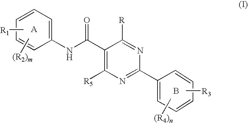 Pyrimidine carboxamides