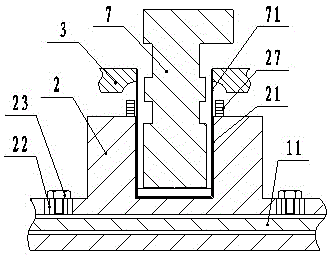 A riveting assembly of a sensor protective cover