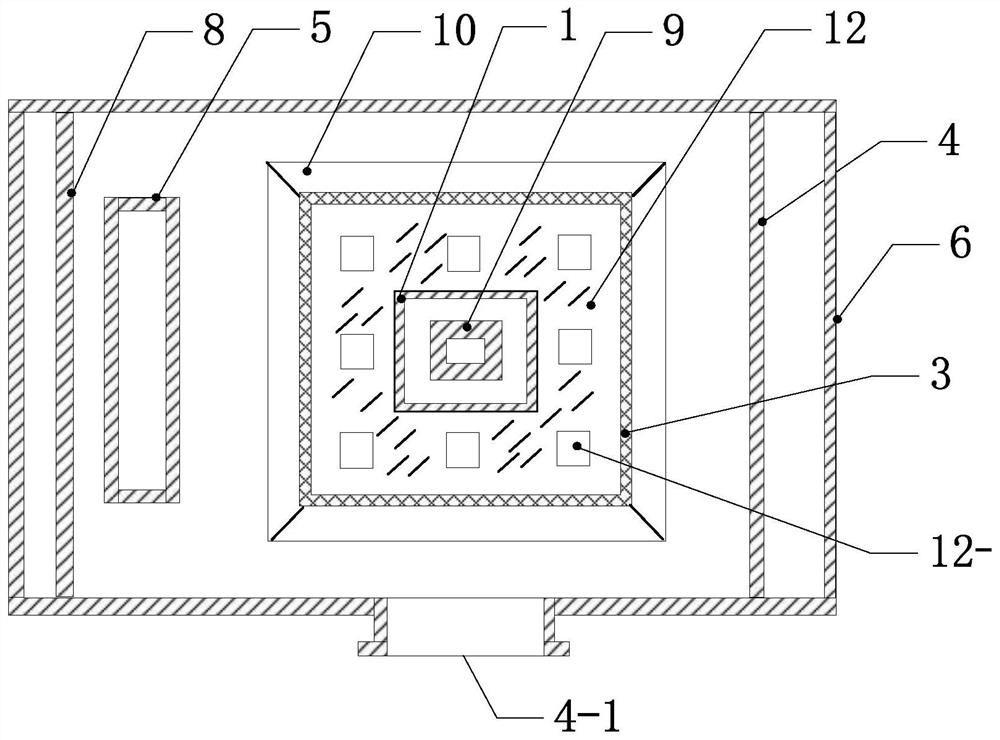 Direct-current combustor for combusting high-temperature raw gas