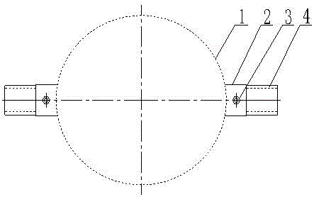 Thin-walled vessel head processing and fixing device and application method thereof