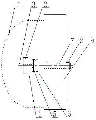 Thin-walled vessel head processing and fixing device and application method thereof