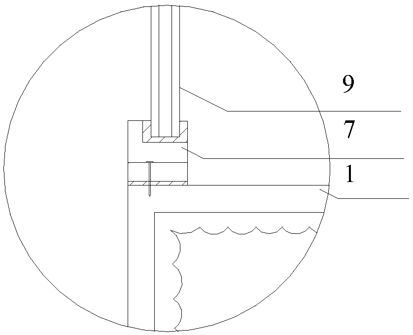 Ventilating sound isolator and mounting structure thereof