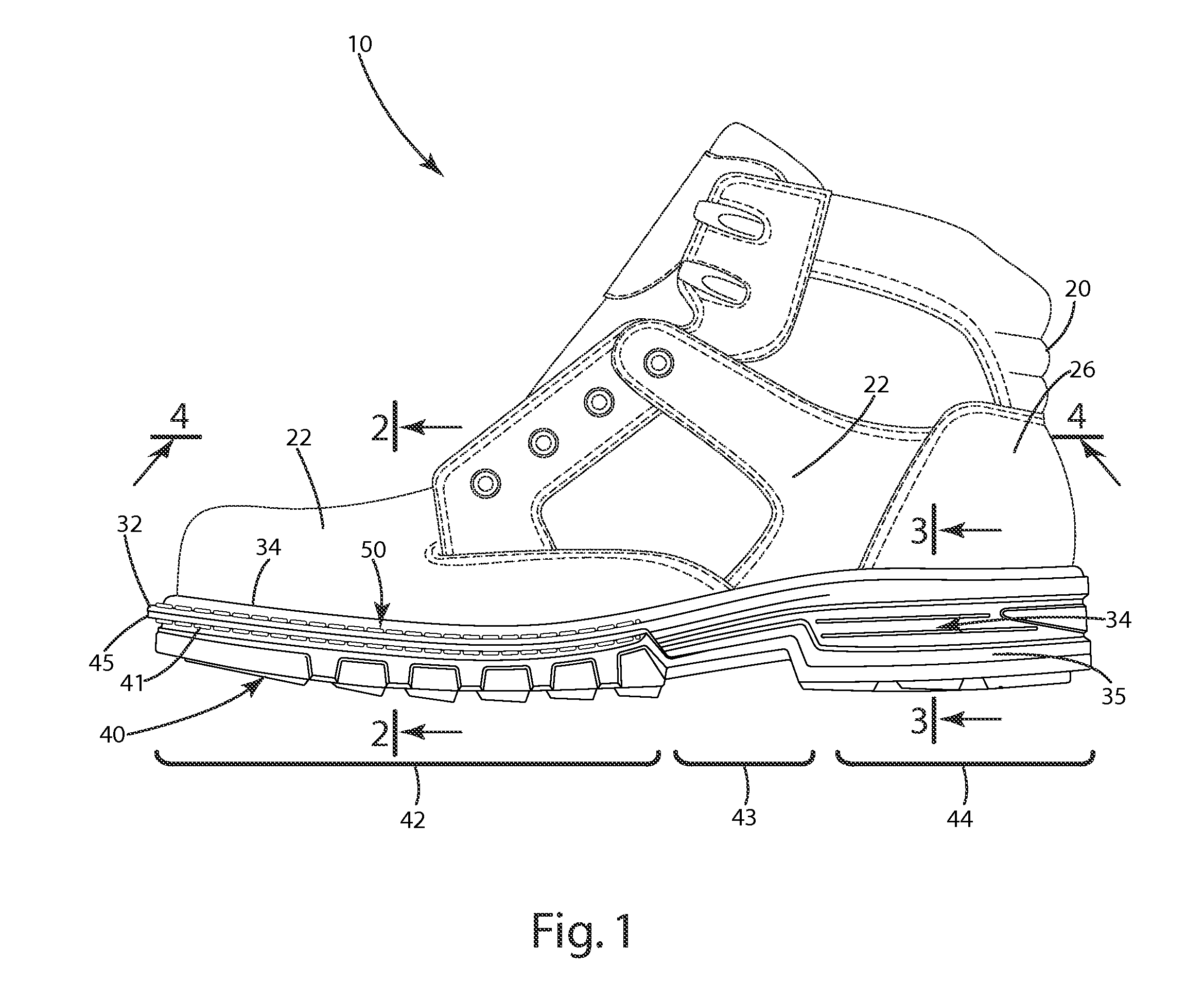 Sole construction and related method of manufacture