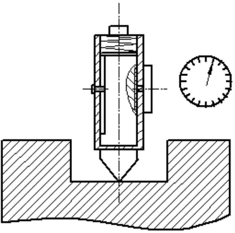 Device for rapid scribing and display, numerical control machine tool and rapid scribing method