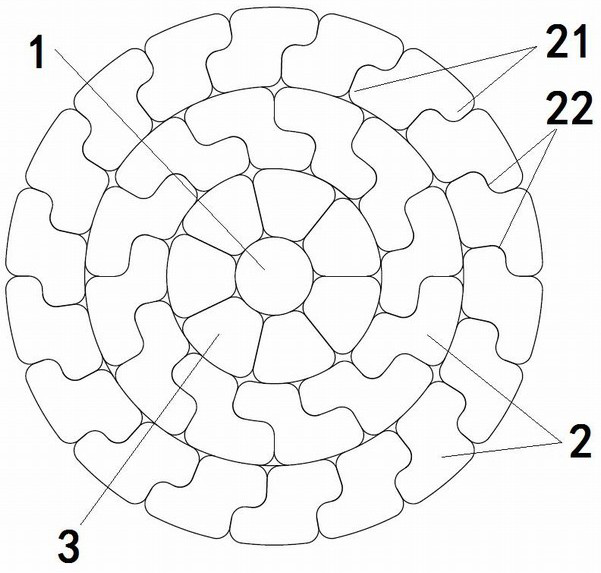 A production process of long stator cable for maglev rail transit