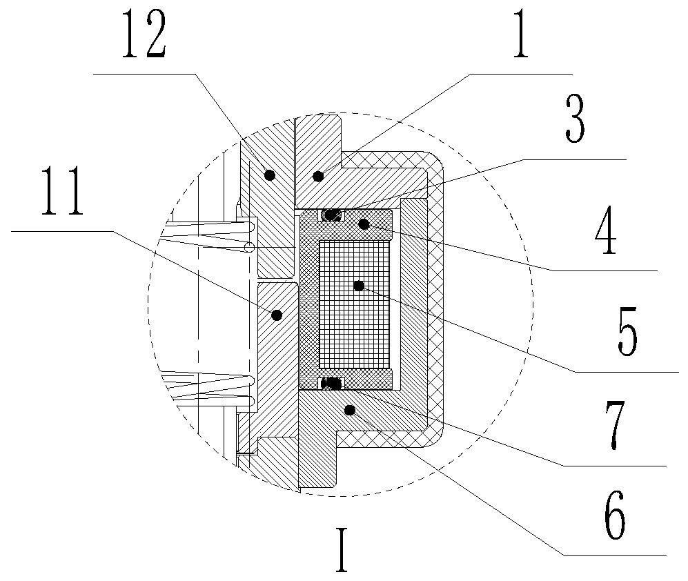 Low-power-consumption driving gas metering valve for heavy oil piston engine fuel oil gas-assisted injection