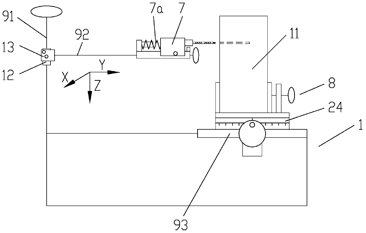 Fine crack making device and method of real rock sample