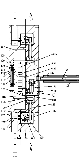 Full-automatic butting device for reinforcement cage in municipal construction engineering