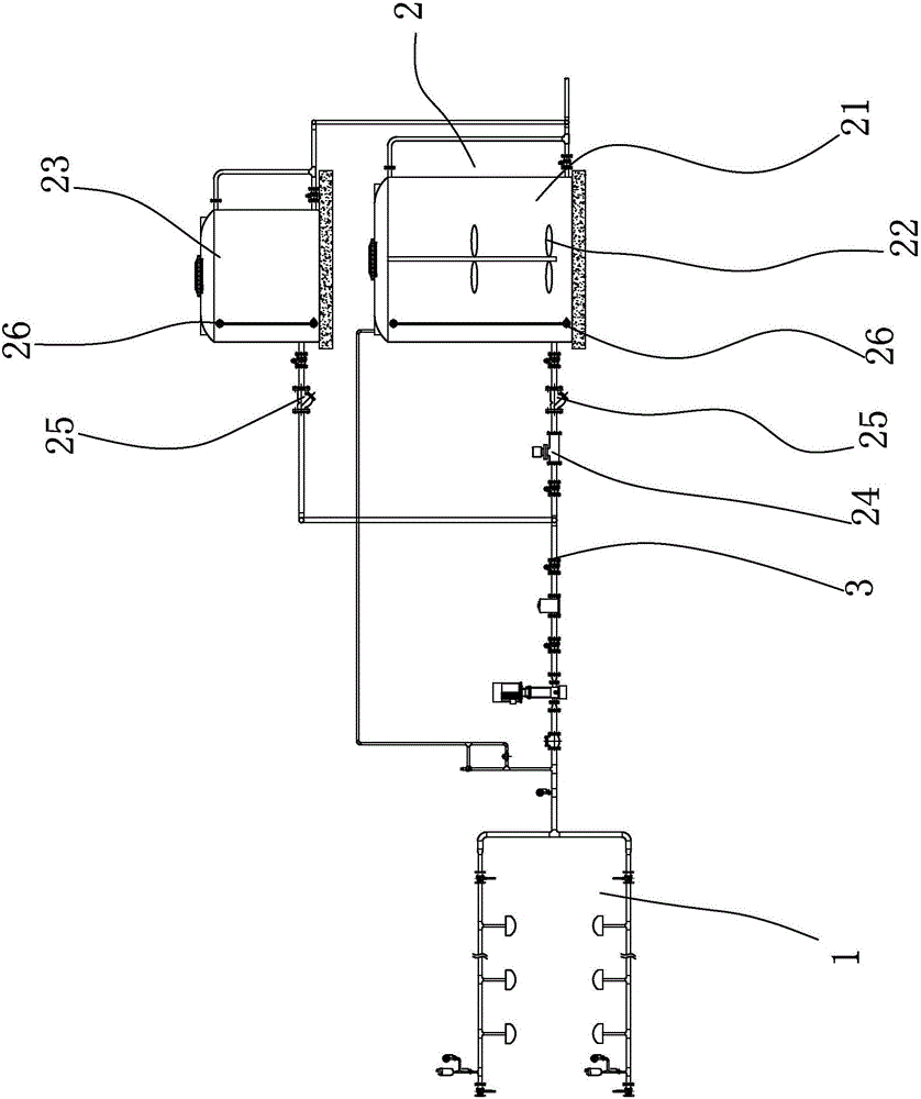 Automatic snow removing anti-icing system