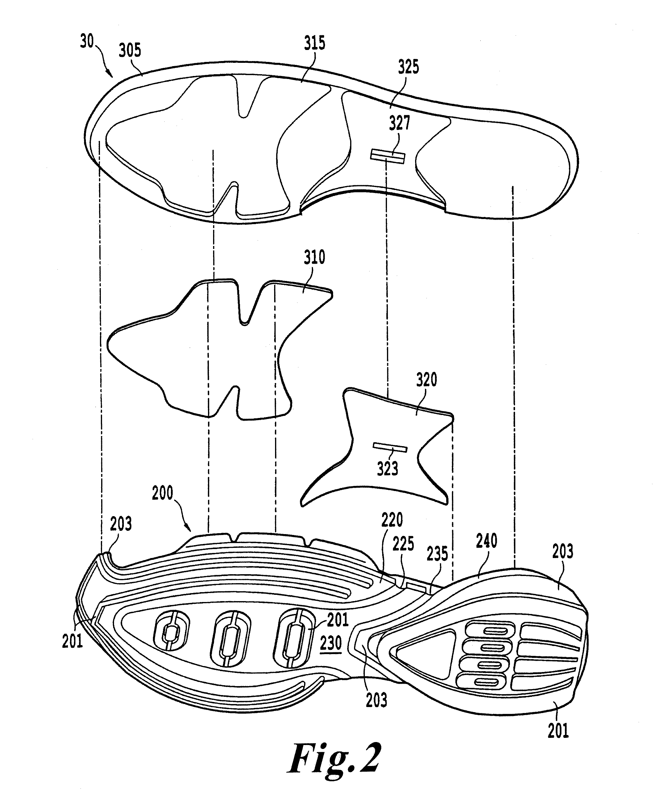 Adjustable arch support assembly