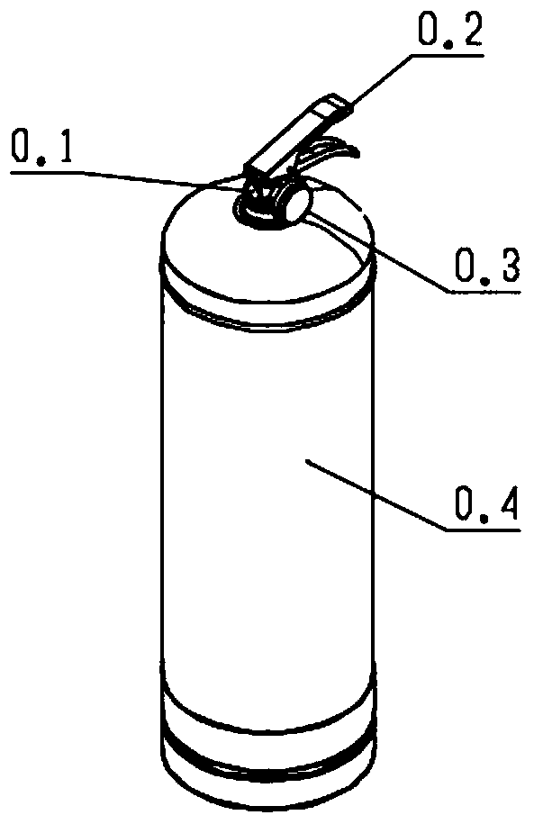 Automatic filling and inflating system of dry powder extinguisher