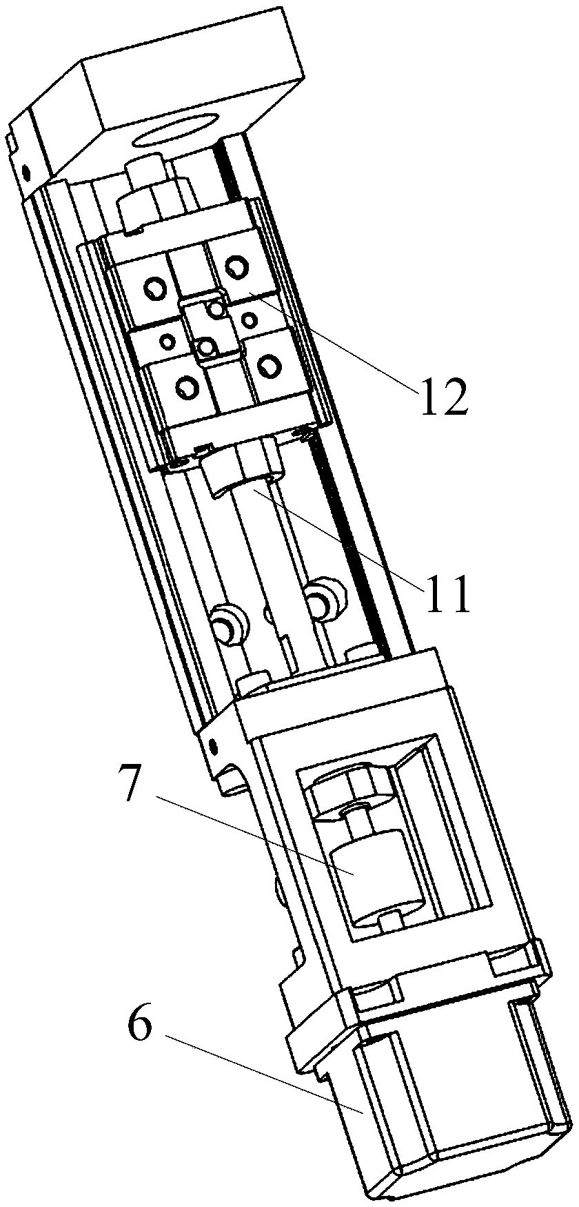 Force feedback device and lung puncture robot