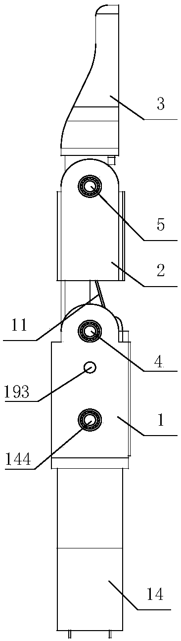 Adaptive robotic finger device coupled with air-travel transmission link