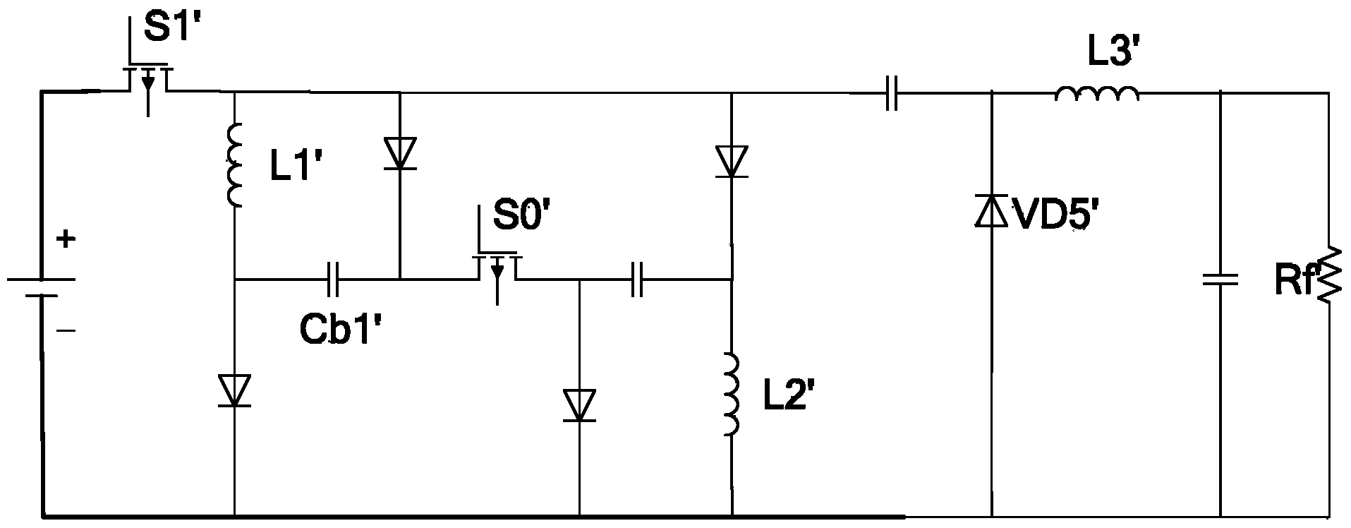 Double-bootstrap three-level Zeta converter