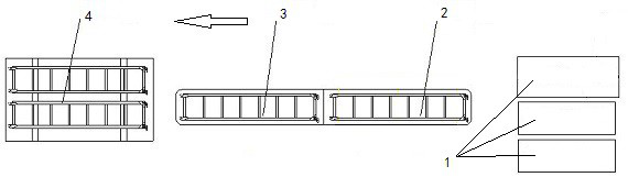 Semitrailer fence production line