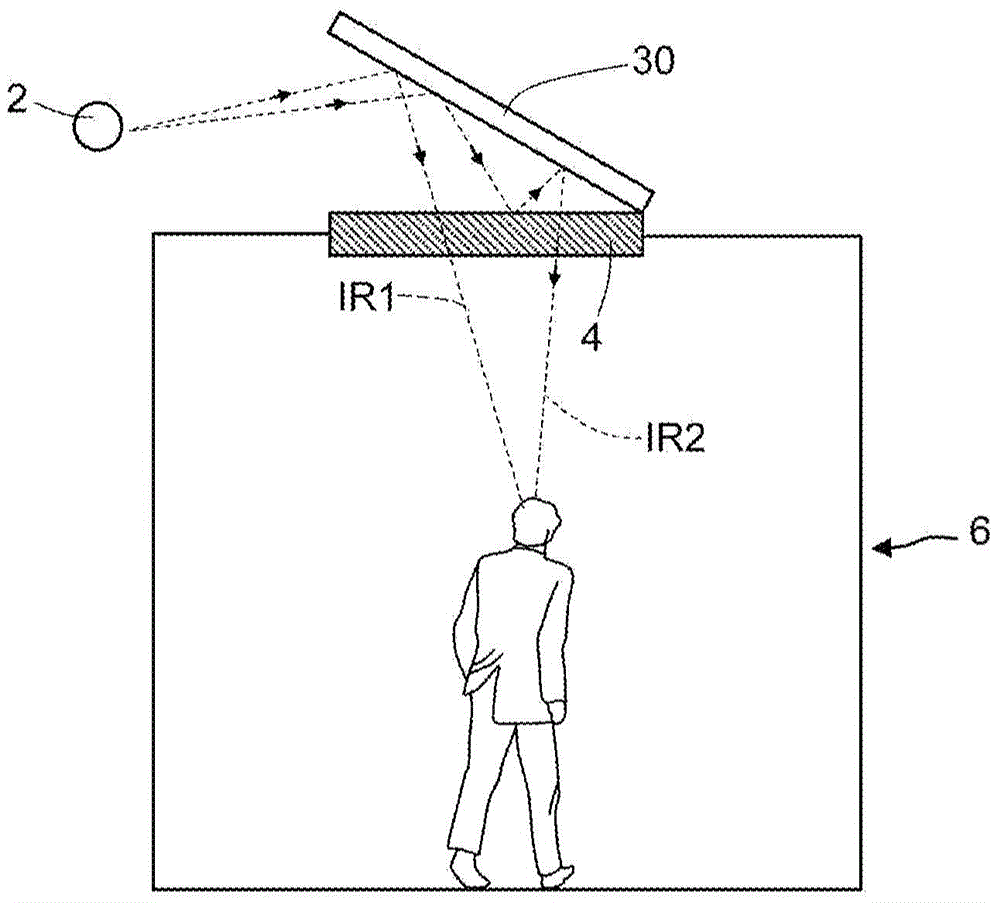 Artificial lighting system for simulating natural lighting