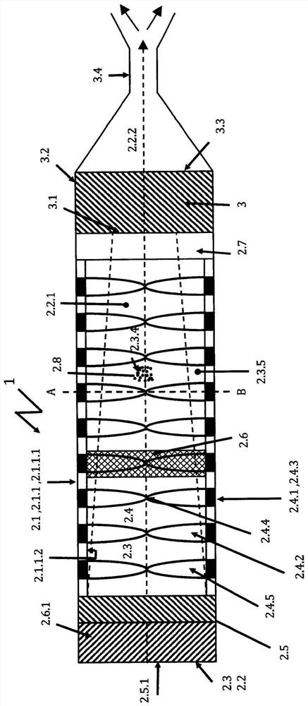 Particle filter with ultrasound device