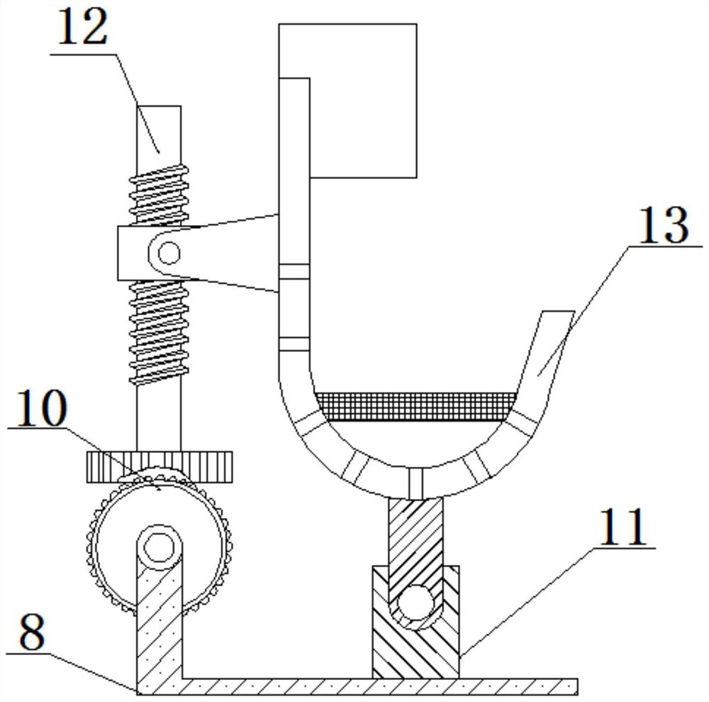 Automatic fishing device for treatment of textile wastewater