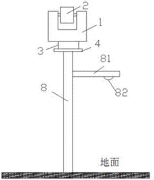 Solar LED street lamp