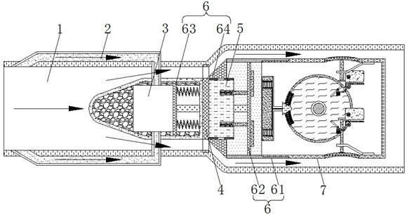 Single-layer plastic sheet object rheological control device without influencing flow velocity