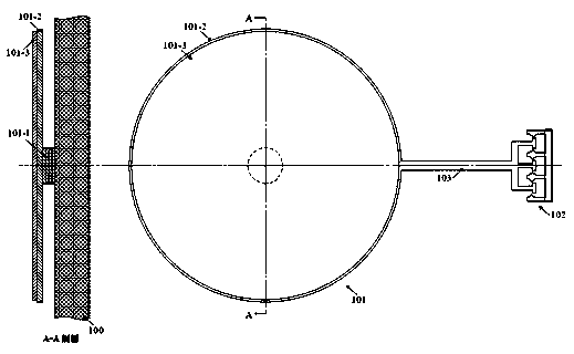 Double-layer thin film residual stress testing structure