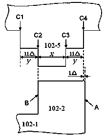 Double-layer thin film residual stress testing structure