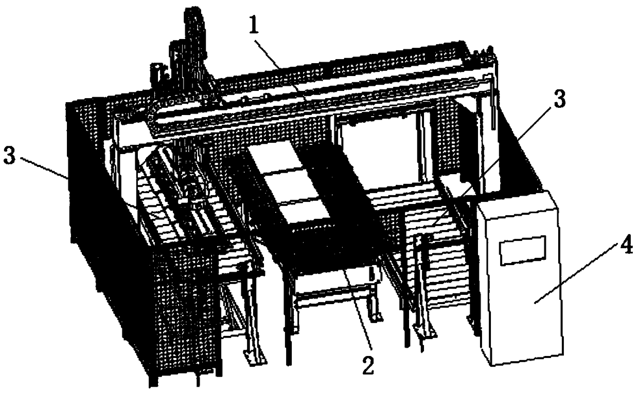 Gantry sucker automatic loading system