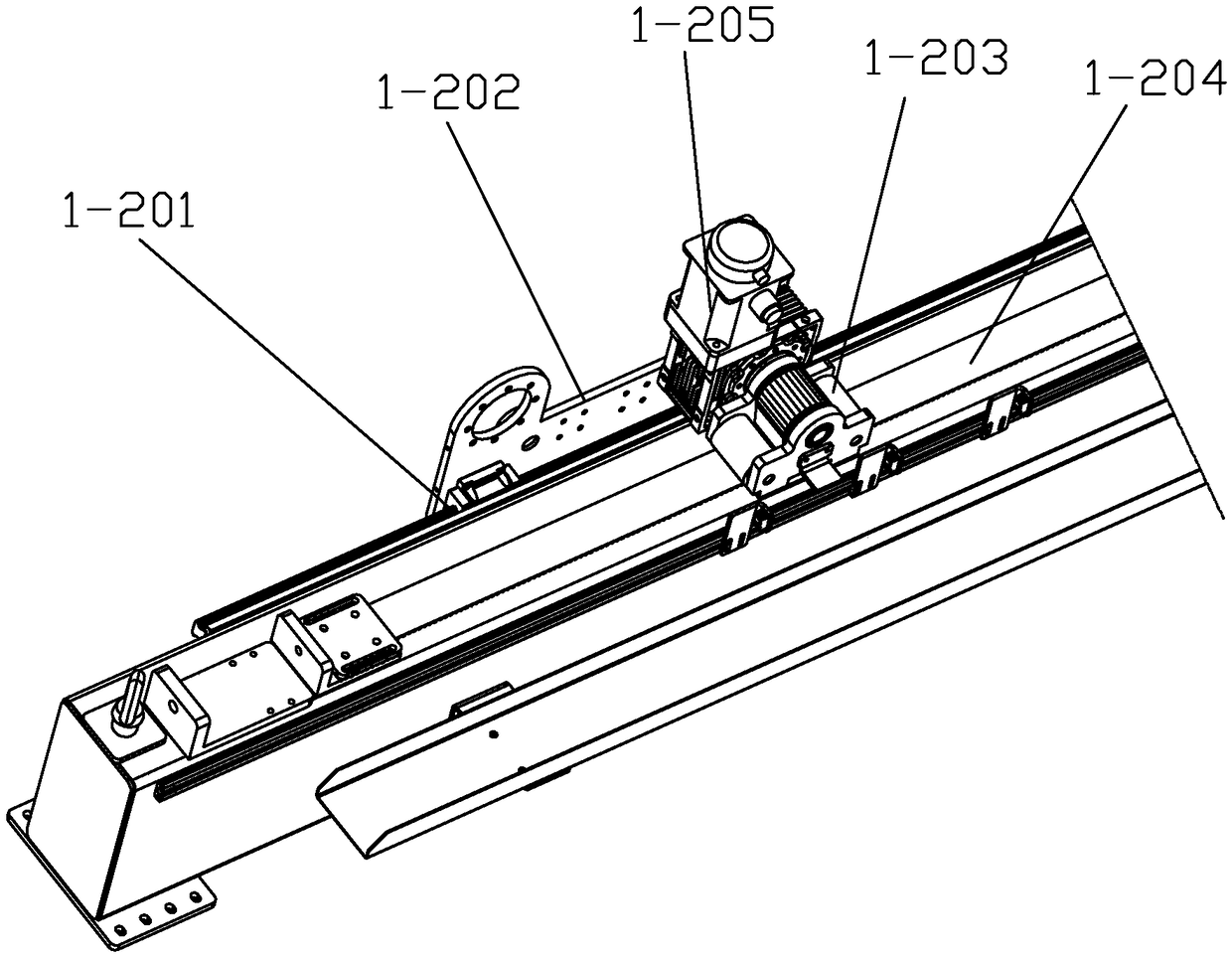 Gantry sucker automatic loading system