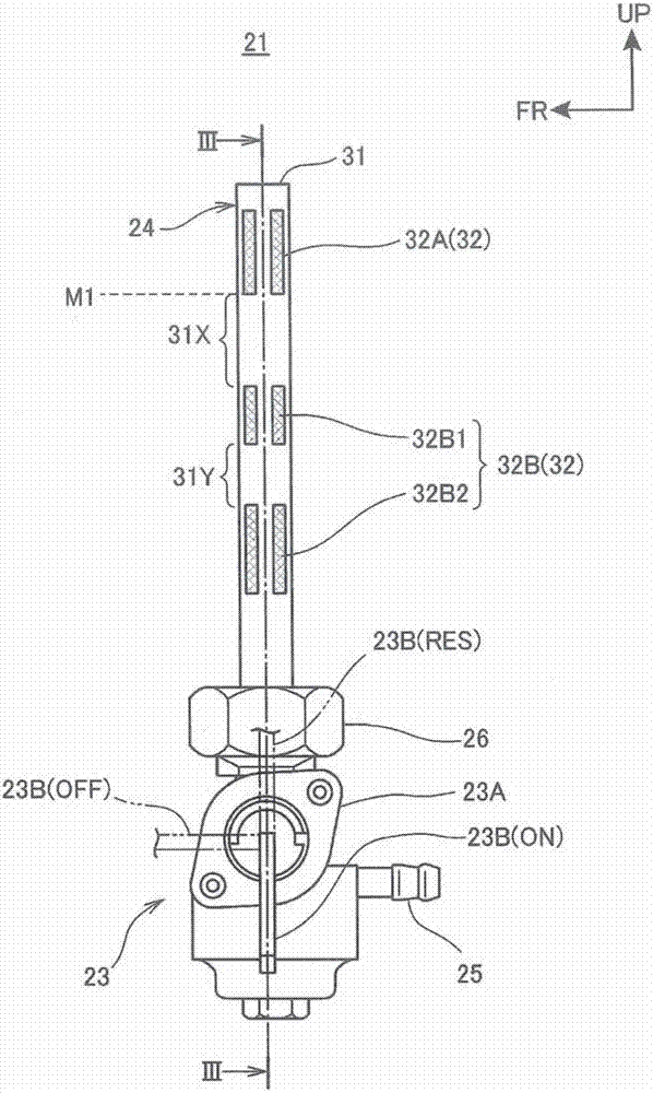 Straddle vehicles and fuel filters