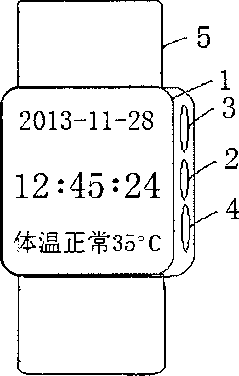 Electronic meter type electronic thermometer