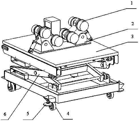 A marine weight pipe coating trolley