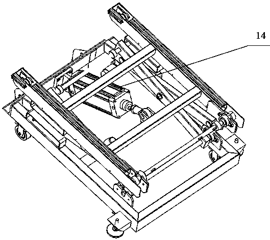 A marine weight pipe coating trolley