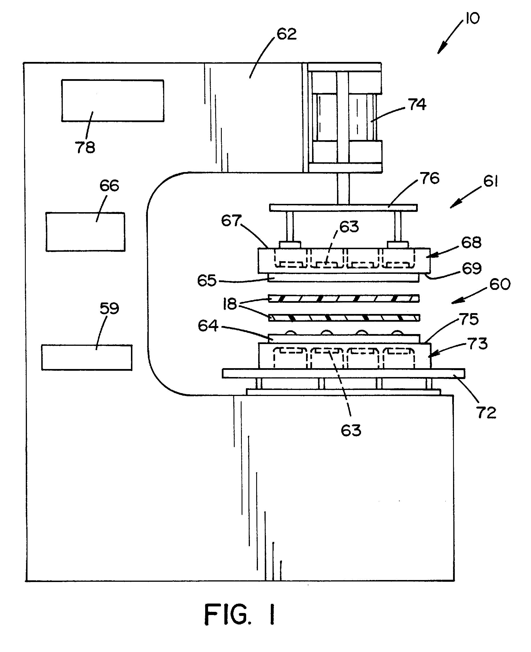 Method and apparatus for controlling the power output of a radio frequency sealing machine