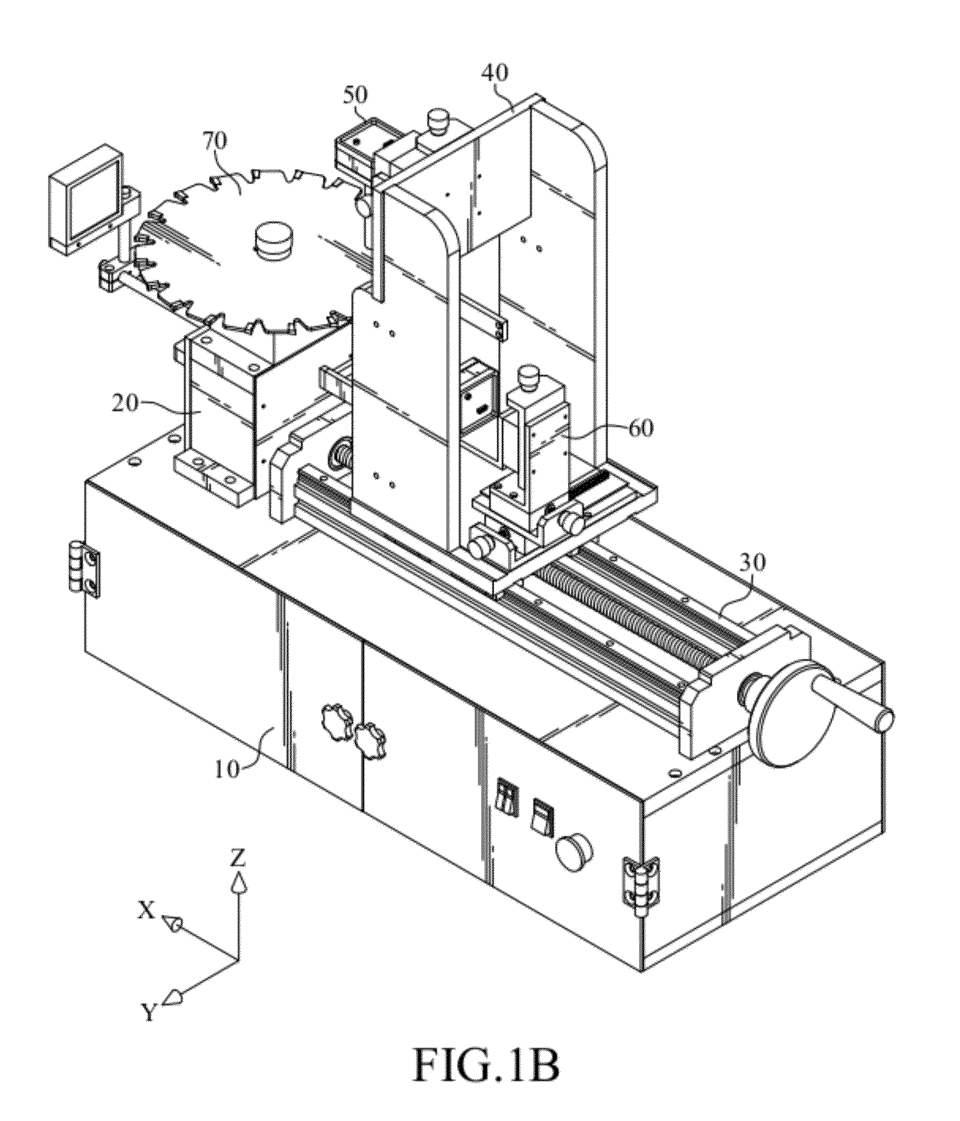 Automated optical inspection system for the runout tolerance of circular saw blades