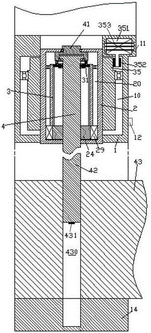 Novel workbench latch device for machining equipment