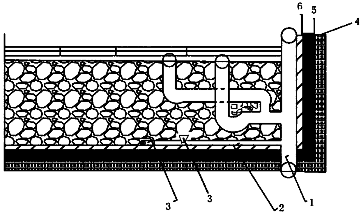 Plant fermentation drain valve for concealed conduit of caisson type bathroom