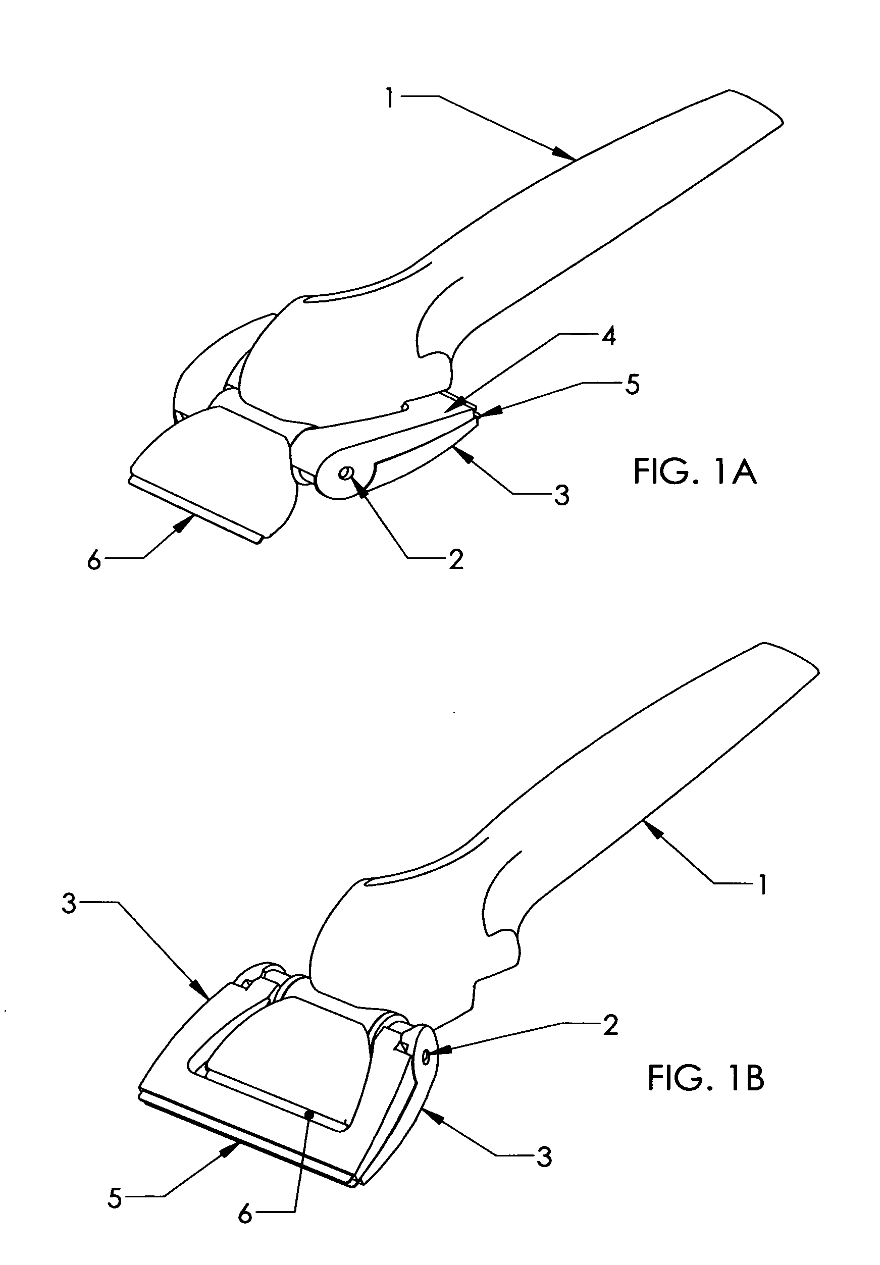 Two blade scraping device