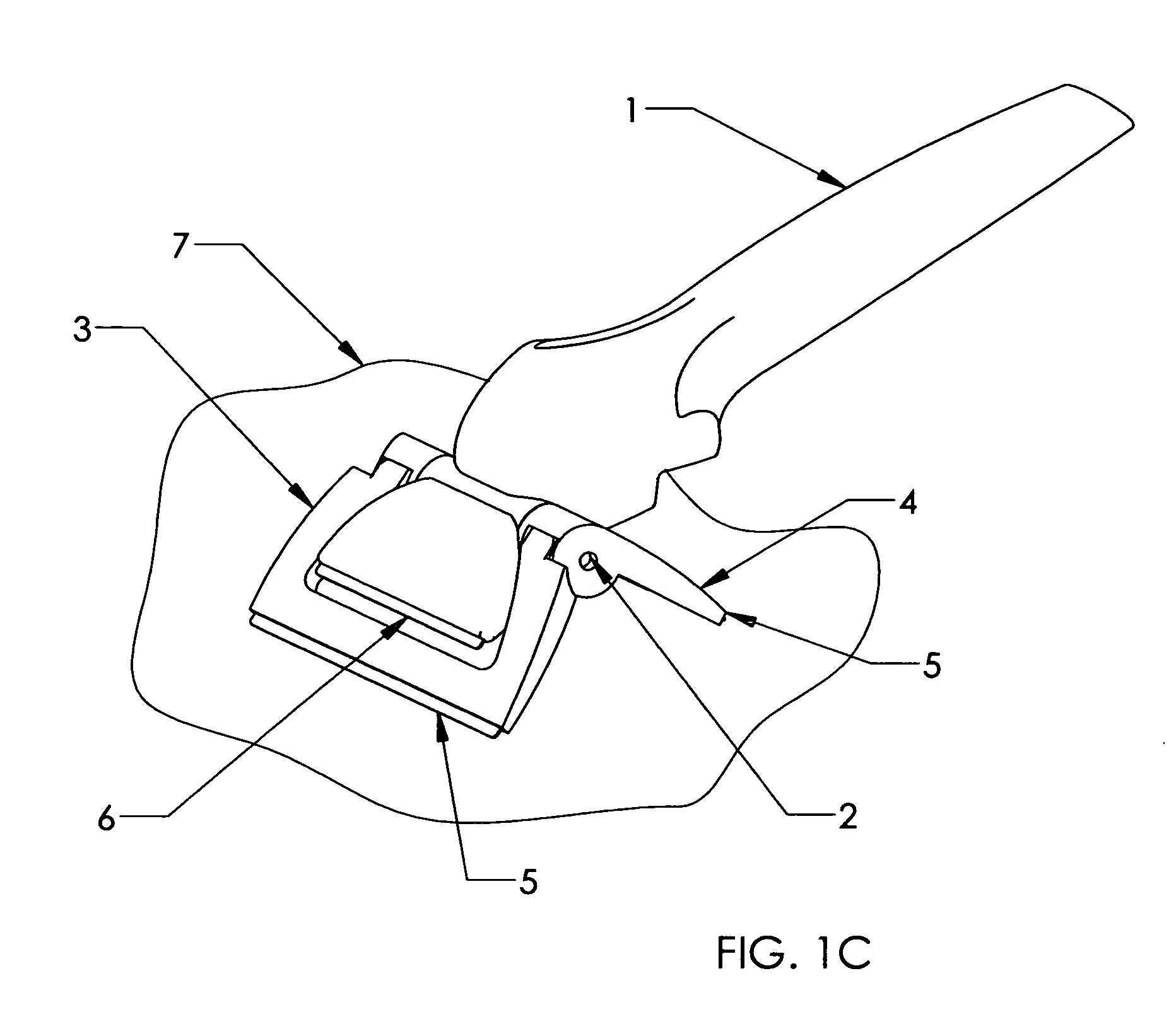 Two blade scraping device