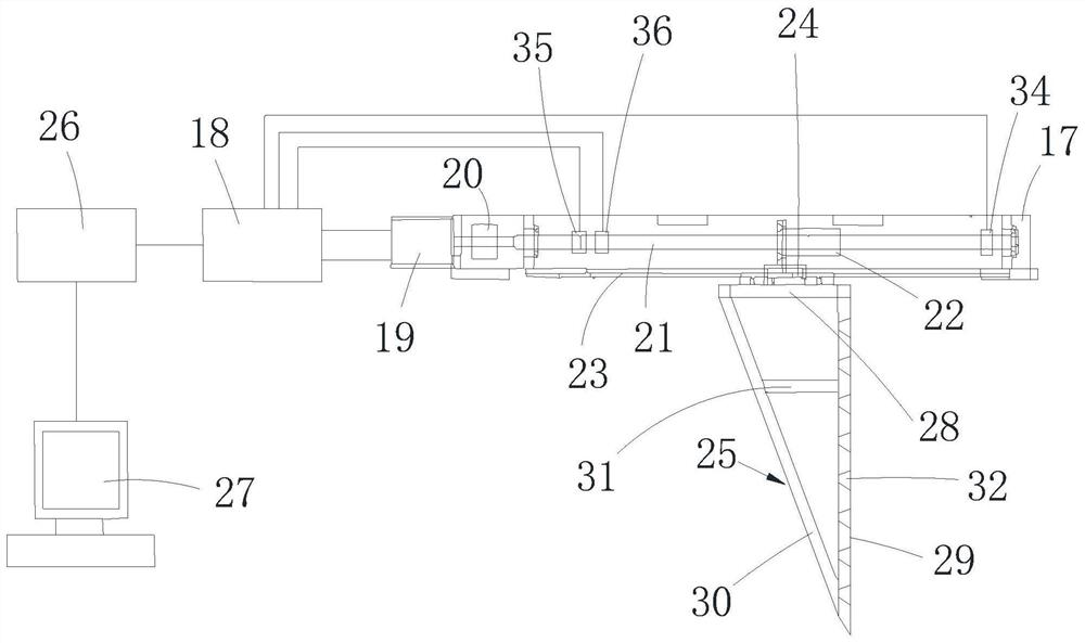 Push plate type wave maker