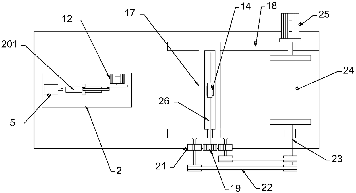 Clean power cable winding device